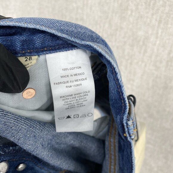 GRLFRND Jean Shorts 26 Jules Super High Rise‎ Cut Off Button Fly NEW - Picture 7 of 12